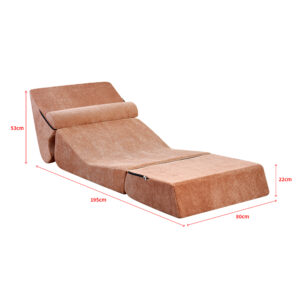 magisofa folding sofa ss 1203 – modular sofa bed with high density foam, corduroy fabric, space saving design