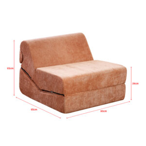 magisofa folding sofa ss 1203 – modular sofa bed with high density foam, corduroy fabric, space saving design