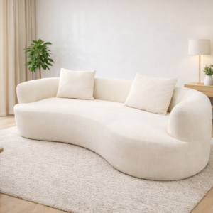 magisofa ss 1209 curved sectional sofa – elegant design with high density foam and soft corduroy fabric for ultimate comfort