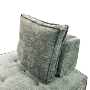 magisofa ss 1208 modular sofa with ottoman – comfortable high density foam sofa with corduroy fabric, stylish for small spaces