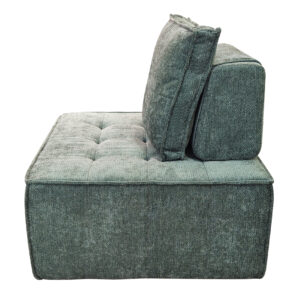 magisofa ss 1208 modular sofa with ottoman – comfortable high density foam sofa with corduroy fabric, stylish for small spaces