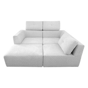 magisofa ss 1211 modular l shape corner sectional sofa | soft touch fabric couch with removable cushions for living room