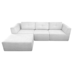 magisofa ss 1211 modular l shape corner sectional sofa | soft touch fabric couch with removable cushions for living room