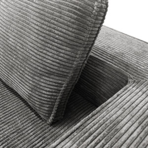 magisofa y125 separable l shaped sofa modular compressed sectional corduroy fabric