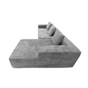 magisofa y125 separable l shaped sofa modular compressed sectional corduroy fabric
