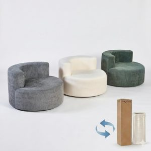 MagiSofa SS1204 Modular Sectional Sofa Wholesale Vacuum Compressed Foam Couch Manufacturer No Assembly