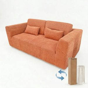MagiSofa SS-1213 Modular Sectional Sofa – High-Density Foam Vacuum Compressed Sofa, Corduroy Fabric, No Assembly Required