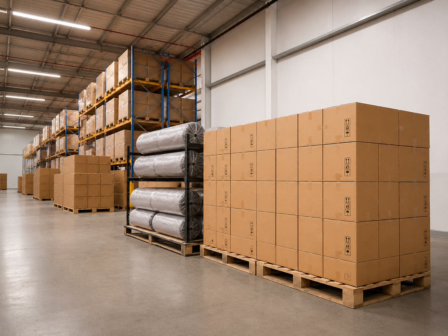 Storage friendly compressed sofa packing