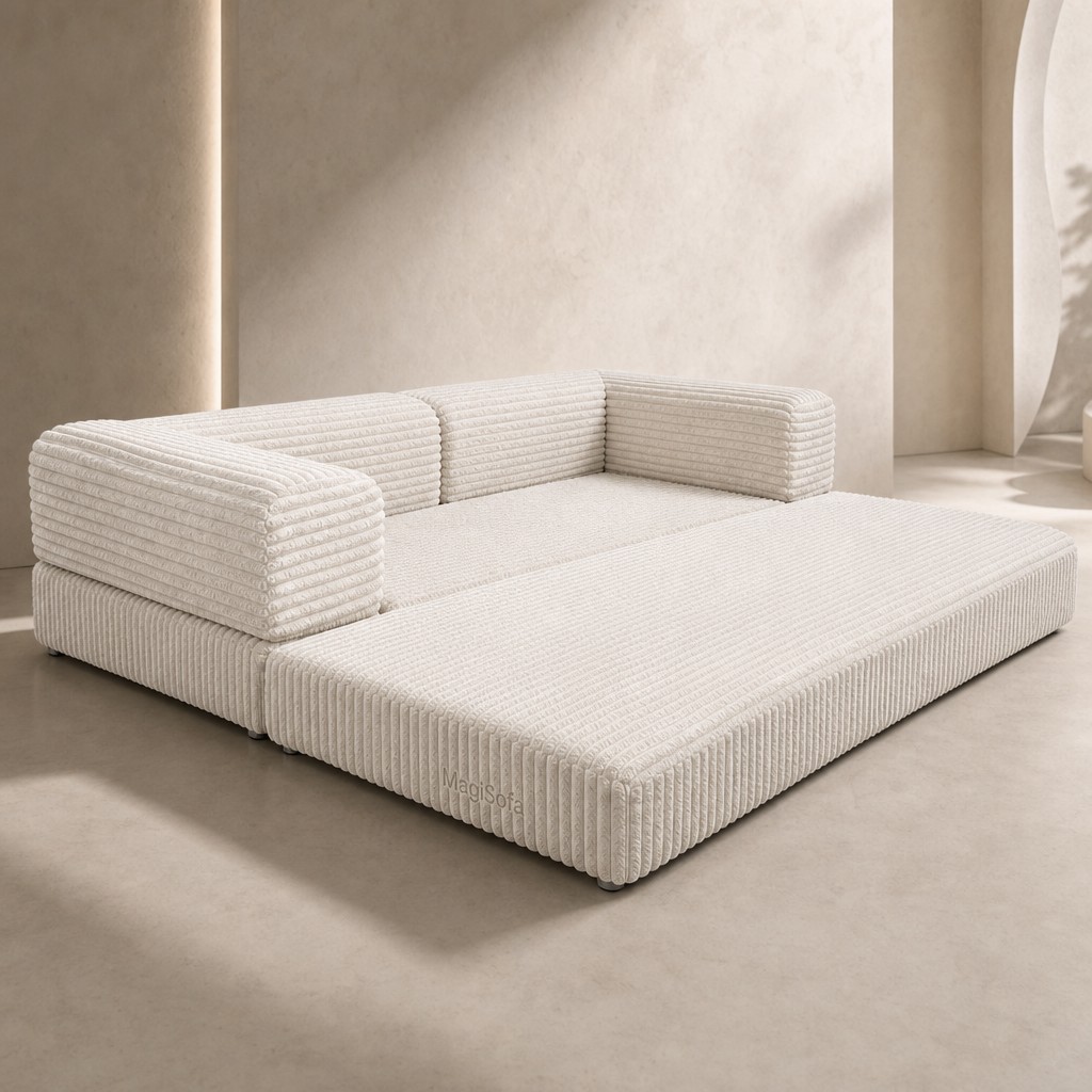 Compressed sofa bed for apartment dormitory and small space furniture